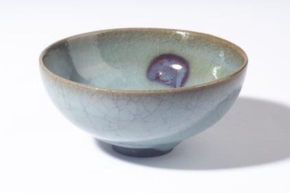 Chinese Jun Ware Purple-Spot Pottery Bowl