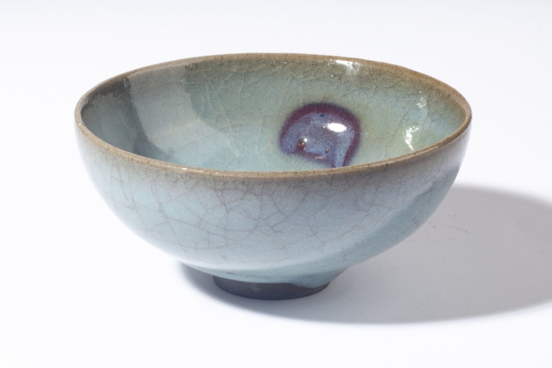 Chinese Jun Ware Purple-Spot Pottery Bowl (1 of 5)