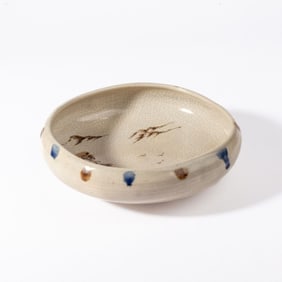 Japanese Kyoto Stoneware Tripod Censer