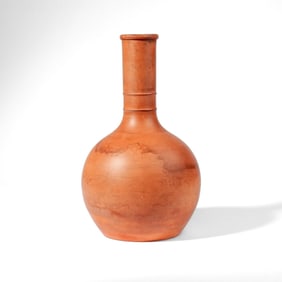 Wedgwood Terracotta Rosso Antico Bottle Vase