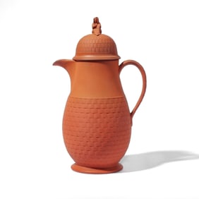 Wedgwood Rosso Antico Sybil Chocolate / Water Pot