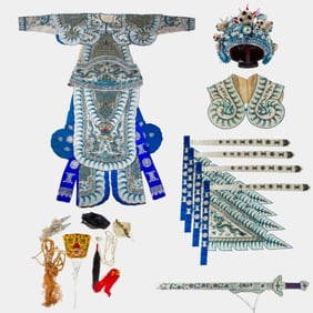 Chinese Peking Opera General's Costume