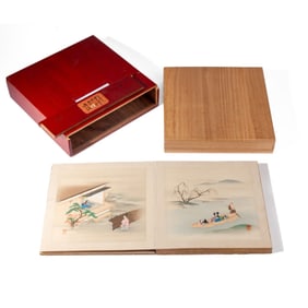 Morizumi Tsurana "Tales of Ise" Painted Album