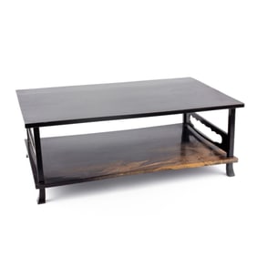 Japanese Maki-e Lacquer Two-Tiered Display Table