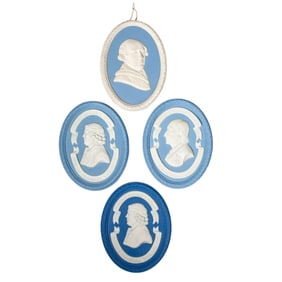 Josiah Wedgwood 250 Anniversary Plaques / Stubbs