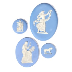 Wedgwood Jasperware Plaque Medallions / Horse