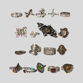Collection Sterling Silver Rings