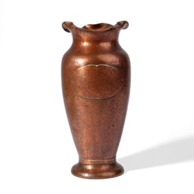 Albert Berry Arts & Crafts Hammered Copper Vase