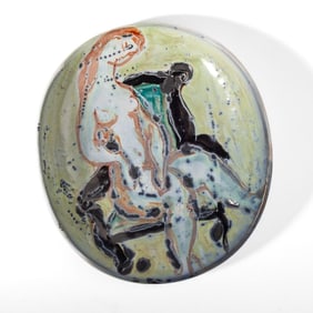 Atelier du Grand Chene Vallauris Artist Dish