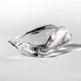 Angelo Mangiarotti for Colle Crystal Small Bowl