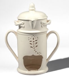 Wedgwood Creamware Veilleuse Food Warmer Set