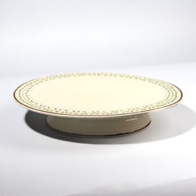 Wedgwood Creamware Footed Plateau / Cake Stand