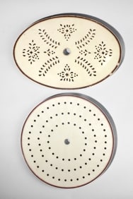 Wedgwood Creamware Meat Drainers Oster Collection