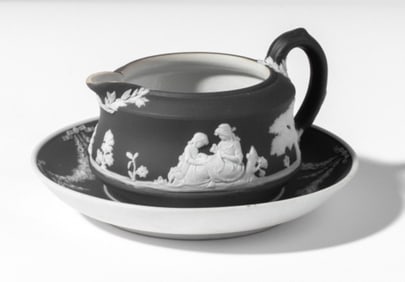 Wedgwood Jasper Creamer Set / de Young Museum
