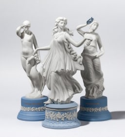 3 Wedgwood Figurines Terpsichore / Dancing Hours