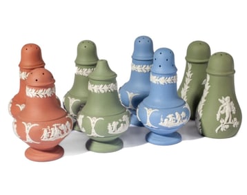 Wedgwood Jasperware Cherub Salt & Pepper Shakers