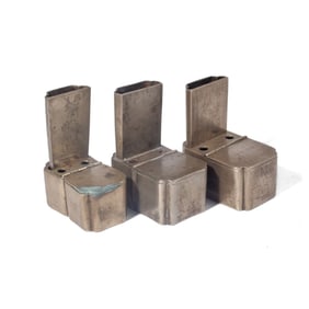 3 Chinese Baitong Inkwell / Opium Holders
