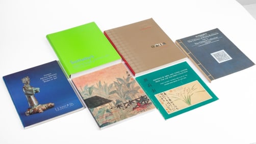 6 Chinese Art & Antiques Auction Catalogs
