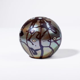 Carl Radke Phoenix Studios Glass Paperweight 1983