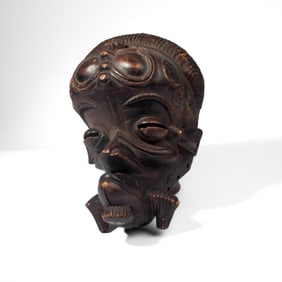 African Congolese Lulua Tribal Mask
