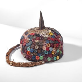 African Congolese Lega Bwami Society Mukuba Hat
