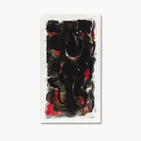 Robert Jones (WA) "Portuguese  Sweet #20" Watercolor and Pencil on Paper, 1995