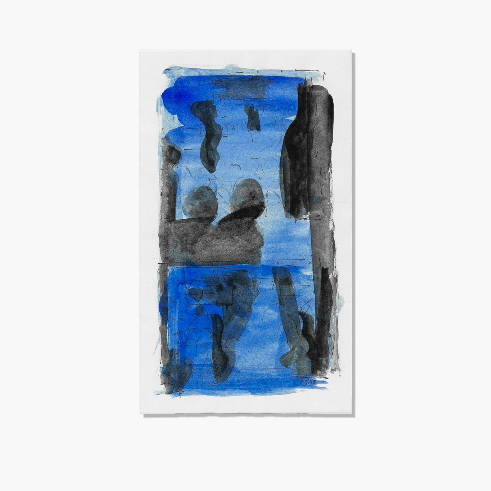 Robert Jones (WA) "Portuguese  Sweet #22" Watercolor and Pencil on Paper, 1995 (1 of 5)