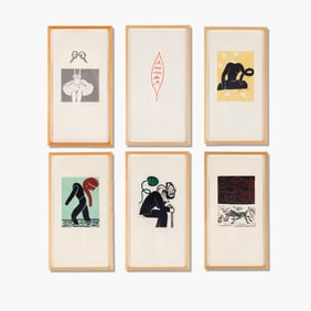 Fay Jones (WA) "Remember (Six  Pieces)" Linocut Prints, 1995