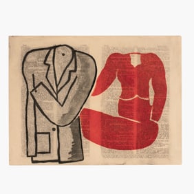 Fay Jones (WA) "Pose/Belladonna"  Etching, 1994