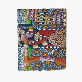 Jack Portland (OR) "Untitled #1" Mixed Media on Paper, 1992