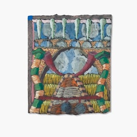 Jack Portland (OR) "Untitled #2" Mixed Media on Paper, 1992