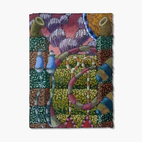 Jack Portland (OR) "Untitled #3" Mixed Media on Paper, 1992