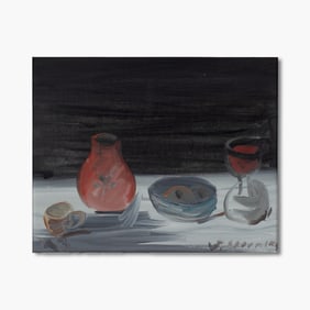 Jay Steensma (WA) "Still Life" Oil on Canvas, 1993
