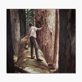 Michael Brophy (WA) "Mine" Oil on Canvas, 1995