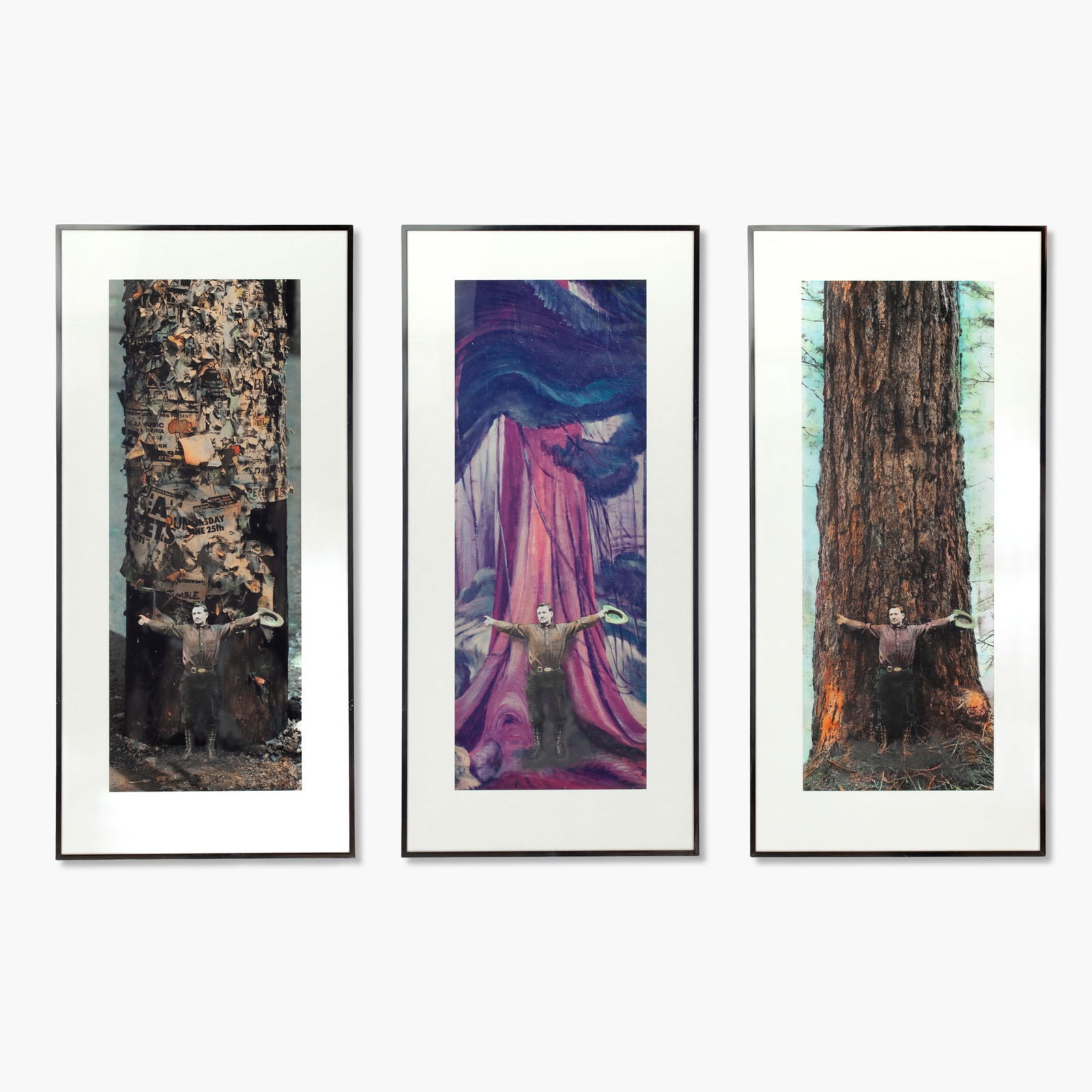 Christos Dikeakos "Persistence of Form" Collage Triptych, 1990 (1 of 6)