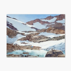 Ramona Hammerly (WA) "Upper Enchantments" Watercolor, 1992