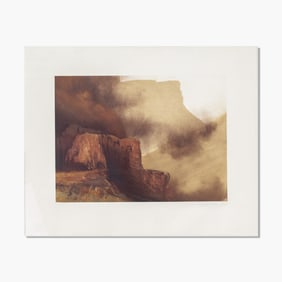 James Lavadour (OR) "Untitled" Monoprint, 1995