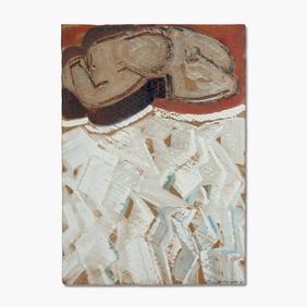 Guy Anderson (WA) "Torso Over the Sea" Oil on Paper laid to board, 1971