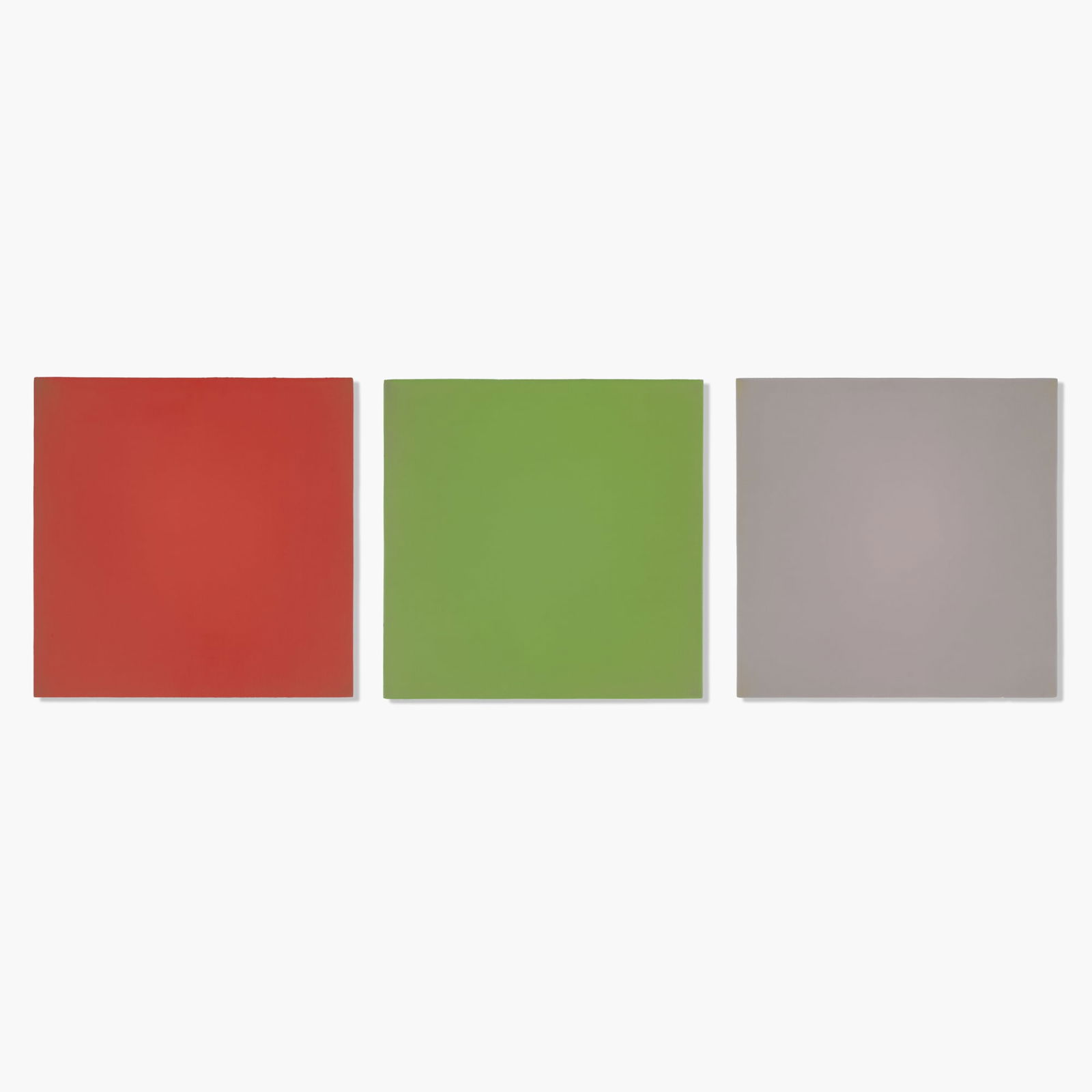 Anne Appleby "Indian Paint Brush" Triptych Oil and Wax on Wood Panels, 1998 (1 of 8)