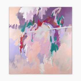 Cynthia Knapp "Chroma Series #214" LARGE Acrylic on Canvas, 1985