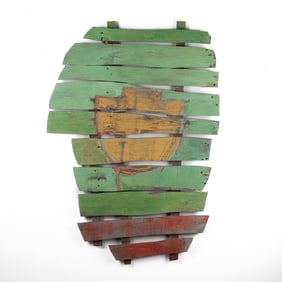 Mark Calderon (WA) Untitled (Planks) Sculpture, 1987