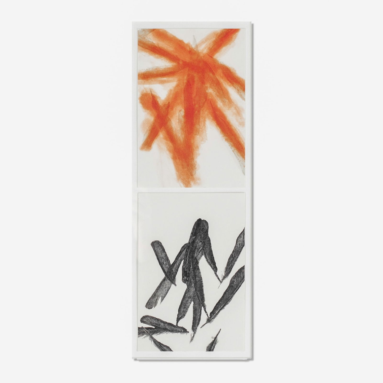 Sandy Gellis  "The Bird Project: Plains  Series, Female Cardinal" Soft Ground Aquatint  Etching, (1 of 4)