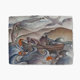 Barbara Earl Thomas (WA) "Saving Grace" Tempera and Pencil on Paper, 1995