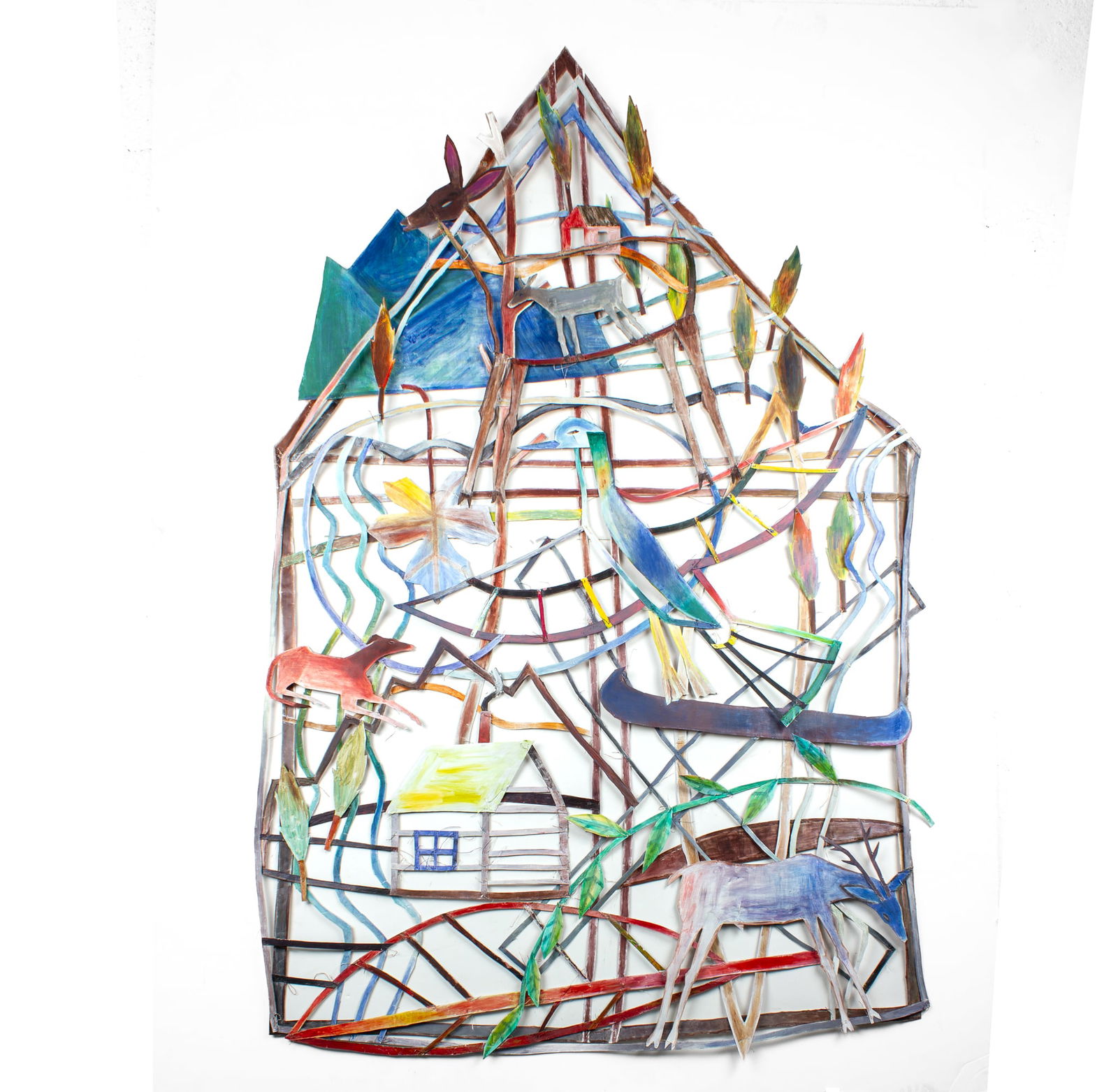 Joanne Hammer (WA) "Due West" Mixed Media Artwork, 1995 (1 of 7)