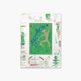 Mark Meyer (WA) "151 Metathesis" Mixed Media Artwork, 1993