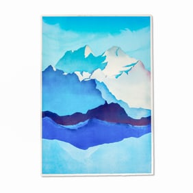 Kent Lovelace (WA) "North Slope, Olympus" Trial Proof Lithograph, 1986