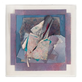 Beverly Erdreich "Change of Season" Mixed Media Collage, 1985