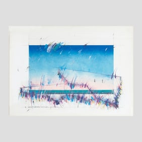 William George "Comet Watch - Dawn Squad" Mixed Media Artwork, 1985