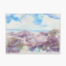 Mary Legg "Untitled, No. 33" Pastel on Paper, 1986