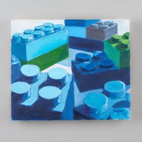 Bill Brown (WA) Oil on Canvas "LEGO"